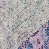 Purple Bold-Floral Rib Knit, Polyester — photo 3