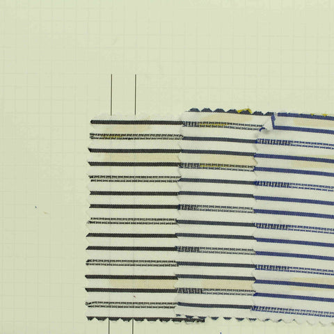 Black Stripes Woven, Cotton, 95 gsm