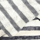 Dark Grey Stripe Chunky Knit, Polyester — photo 3