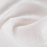White Tone-on-Tone Floral Jacquard, Cotton-Poly — photo 3
