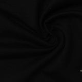 Cotton Nylon Rib Knit Fabric, 143 gsm, 155 cm — Black — photo 3