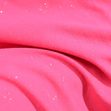Pink Glitter-Dot Jersey Knit, Cotton — photo 3