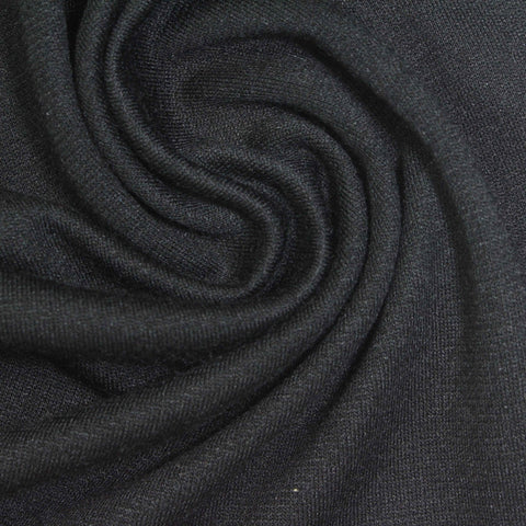 Polyester Viscose Ponte Knit Fabric, 180 gsm, 160 cm — Grey