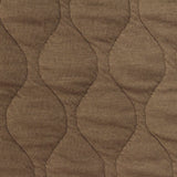 Jacquard Polyester Cotton Knit Fabric, 450 gsm, 154 cm — Khaki — photo 3