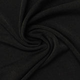 100% Polyester Piqué Knit Fabric, 250 gsm, 165 cm — Black — photo 3