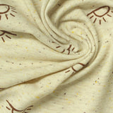 Cream Marl Jersey Knit, Poly-Cotton — photo 3