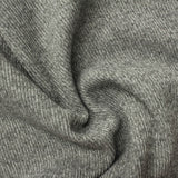 Grey Marl Rib Knit, Poly-Cotton — photo 3
