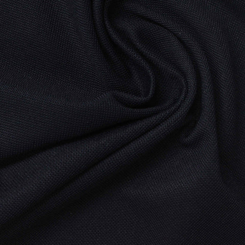100% Polyester Piqué Knit Fabric, 180 gsm, 170 cm — Navy