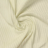Viscose Stretch Rib Knit Fabric, 290 gsm — Beige — photo 3
