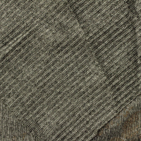 Polyester Stretch Rib Knit Fabric, 185 gsm, 150 cm — Grey