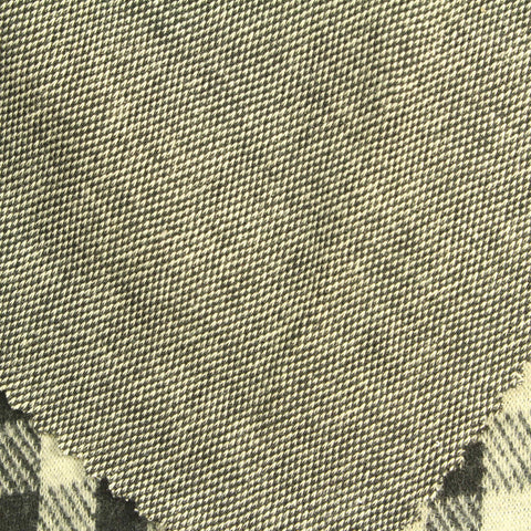 Dark Grey Check Jacquard, Cotton-Tencel Lyocell