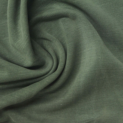 Tencel Lyocell Stretch Interlock Knit Fabric, 220 gsm, 160 cm — Green