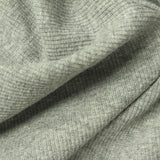 Heather Grey Marl Rib Knit, Cotton — photo 3