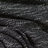 Black Marl Chunky Knit, Cotton-Poly — photo 3