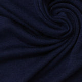 Polyester Stretch Jersey Knit Fabric, 185 gsm, 160 cm — Navy — photo 3