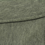 Heathered Green Marl Jersey Knit, Polyester — photo 3