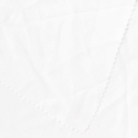 Jacquard 100% Polyester Woven Fabric, 68 gsm, 145 cm — White