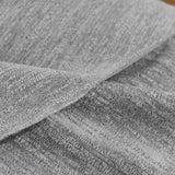 Grey Marl Jersey Knit, Poly-Cotton — photo 3