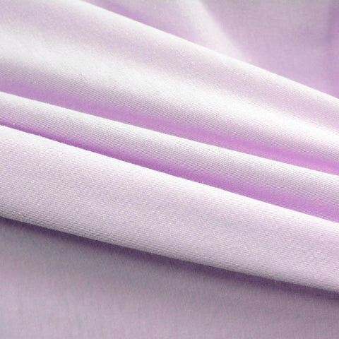 Polyester Cotton Jersey Knit Fabric, 152 gsm, 63 cm — Purple