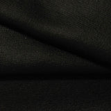 Viscose Polyester Stretch Ponte Knit Fabric, 334 gsm, 160 cm — Black — photo 3