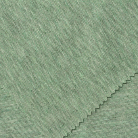 Polyester Viscose Interlock Knit Fabric, 170 gsm, 160 cm — Green, ref EF-238608