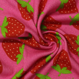Red Leaves Rib Knit, Cotton — photo 3