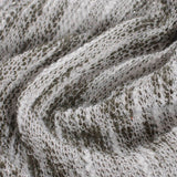 Dark Grey Heathered-Marl Knit, Poly-Viscose — photo 3