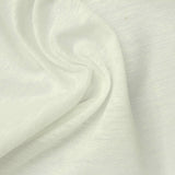 Linen Polyester Jersey Knit Fabric, 200 gsm, 145 cm — White — photo 3