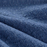 Jacquard 100% Polyester Knit Fabric, 160 gsm, 150 cm — Navy — photo 3
