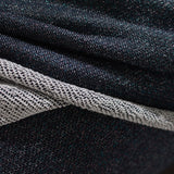 Dark Blue Marl French Terry, Cotton-Metallic — photo 3
