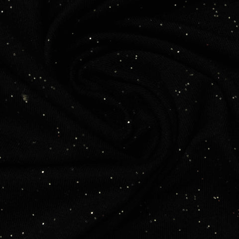 Silver Dots Knit, Acrylic-Viscose