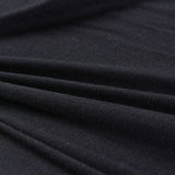 100% Viscose Jersey Knit Fabric, 135 gsm, 160 cm — Black — photo 3