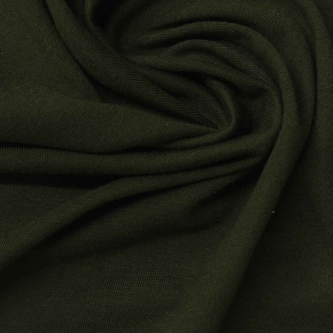 Cotton Polyester Jersey Knit Fabric, 150 gsm, 160 cm — Green