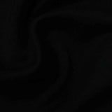 Polyester Viscose Interlock Knit Fabric, 267 gsm, 185 cm — Black — photo 3