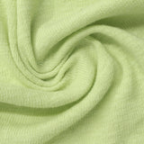 Slub Cotton Stretch Rib Knit Fabric, 209 gsm, 170 cm — Green — photo 3