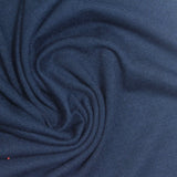 Polyester Cotton Jersey Knit Fabric, 136 gsm, 154 cm — Navy — photo 3