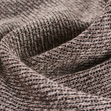 Dark Brown Marl Knit, Polyester — photo 3