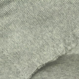 Grey Heathered-Marl Rib Knit, Cotton-Spandex — photo 3