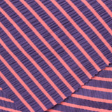 Purple Stripes Crepe, Polyester — photo 3