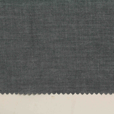 100% Cotton Chambray Fabric, 118 gsm, 145 cm — Grey