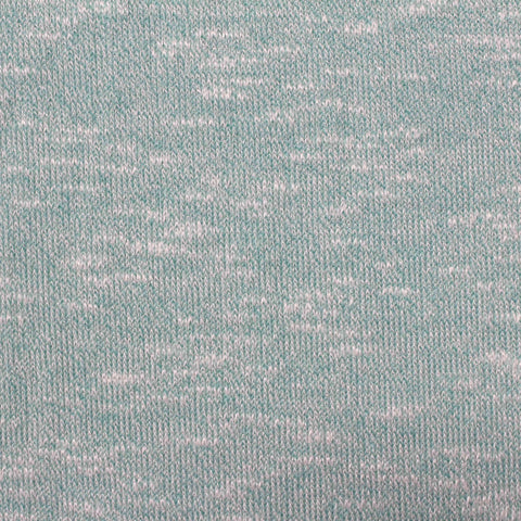 Light Blue-Green Marl Chunky Knit, 206 gsm