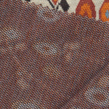 Orange Floral Jacquard, Poly-Viscose — photo 3