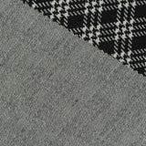 Black Houndstooth Jacquard, Poly-Viscose — photo 3