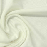 Tencel Lyocell Stretch Rib Knit Fabric, 220 gsm, 158 cm — Beige — photo 3