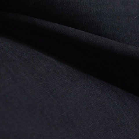 100% Nylon Peachskin Fabric, 115 gsm, 150 cm — Black
