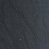 Jacquard Cotton Polyester Stretch Jersey Knit Fabric, 195 gsm, 155 cm — Navy — photo 3