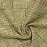 Yellow Houndstooth Jacquard, Polyester — photo 3