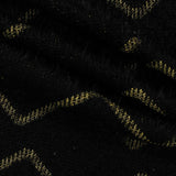 Jacquard Washed Nylon Chunky Knit Fabric, 320 gsm, 155 cm — Black — photo 3