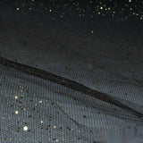 Gold Glitter-Dot Mesh, Polyester — photo 3