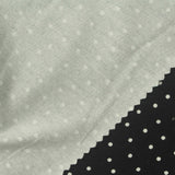 White Polka-Dot Knit, Viscose — photo 3